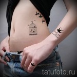 татуировка на малка лястовица - пример за снимка 2