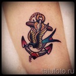 татуировка на лястовици старо училище - пример за снимка 4