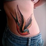 татуировка на лястовици старо училище - пример за снимка 5