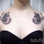 татуировка на лястовици старо училище - пример за снимка 6