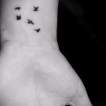 татуировка на малка лястовица - пример за снимка 3