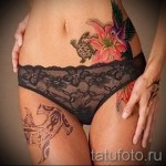 татуировка на лястовица по корем - снимка пример 19