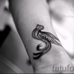 татуировка на лястовица на китката - пример за снимка 29