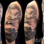 tatu-dva-lebedya-foto-primer-gotovoj-tatuirovki-5042-tatufoto-ru