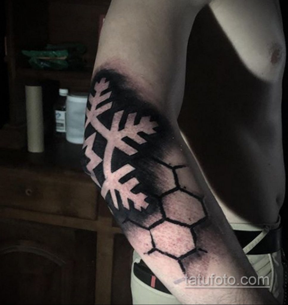 Zdjęcie tatuażu ze śniegiem i lodem 17.08.2020 №018 -tatuaż ze śniegiem i lodem-