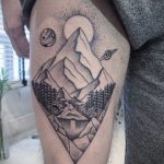 Zdjęcie tatuażu ze śniegiem i lodem 17.08.2020 №227 -tatuaż na śniegu i lodzie-