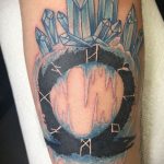 Zdjęcie tatuażu ze śniegiem i lodem 17.08.2020 №225 -tatuaż na śniegu i lodzie-