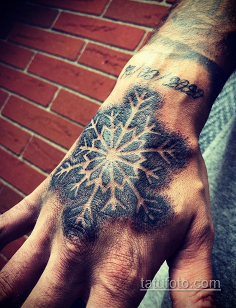 Zdjęcie tatuażu ze śniegiem i lodem 17.08.2020 №023 -tatuaż ze śniegiem i lodem-