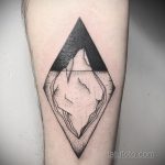 Zdjęcie tatuażu ze śniegiem i lodem 17.08.2020 №221 -tatuaż na śniegu i lodzie-