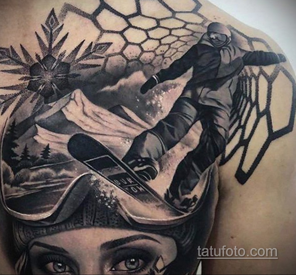 Zdjęcie tatuażu ze śniegiem i lodem 17.08.2020 №036 -tatuaż ze śniegiem i lodem-