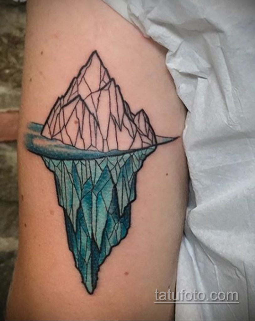 Zdjęcie tatuażu ze śniegiem i lodem 17.08.2020 №173 -tatuaż na śniegu i lodzie-