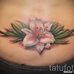 tatovering lilje hvid - Fotoeksempel på tatoveringen 13072016 2