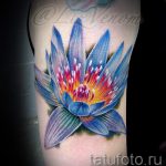 Tattoo Seerose - Foto eksempliel der Tätowierung 13072016 2
