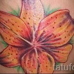 tatovering tiger lilje - Fotoeksempel på tatoveringen 13072016 2