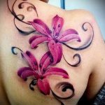 lilje tatoveringsfarve - fotoeksempel på en tatovering fra 13072016 2