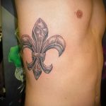 Héraldique tatouage lilje - Fotoeksempel du tatouage 13072016 2