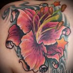 Lilie Tattoo Farbe - Foto eksempliel für die Tätowierung 13072016 1