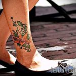 lily tatouage sur sa jambe - som eksempel Foto du tatouage 13072016 2