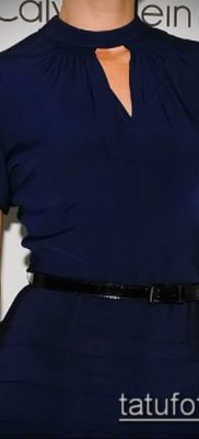 Снимка на татуировка на Лина Хидей (значение) - примерна рисунка - 003