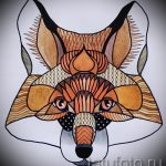 róka tetoválás színes vázlatok - lásd a képeket 2016.04.25. 2