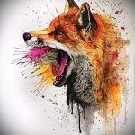 róka tetoválás minták a lábán - lásd a képeket 2016.04.25 1