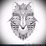 Fuchs Tätowierung auf der Hand skizziert - siehe Bilder 25.04-2.016 4