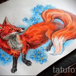 Fuchs Tattoo farbigen Skizzen - siehe Bilder 25.04-2.016 5