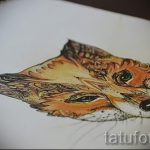 Fuchs Tattoo farbigen Skizzen - siehe Bilder 25.04-2.016 8