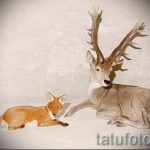 vázlat a tetováló rókaról - lásd a képeket 2016.04.25