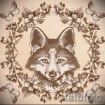 tatouage croquis renard noir - voir les photos 2016.04.25. 3