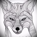 róka arc tetoválás vázlata-lásd a képeket 2016. 04. 25-én 2