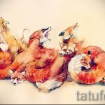 róka tetoválás vázlatok színe-lásd a képeket 2016.04.25 2