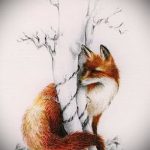 róka tetoválás vázlatok színes-lásd a képeket 2016.04.25 8