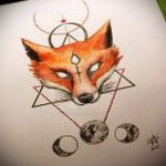 róka tetoválás vázlatok színes-lásd a képeket 2016-04-25 19