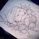 róka tetoválás vázlata-lásd a képeket 2016. 04. 25-én 7