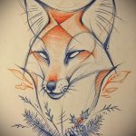 róka tetoválás vázlata-lásd a képeket 2016. 04. 25-én 9