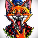 róka tetoválás vázlata-lásd a képeket 2016. 04. 25-én 13