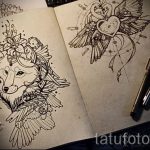 róka tetoválás vázlata-lásd a képeket 2016.04.25 20