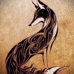 róka tetoválás vázlatok fekete-lásd a képeket 2016.04.25 3