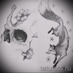 róka tetoválás vázlatok fekete-lásd a képeket 2016.04.25 4