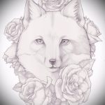 róka tetoválás vázlatok fekete-lásd a képeket 2016.04.25 7