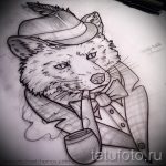 róka tetoválás vázlatok fekete-lásd a képeket 2016.04.25 9