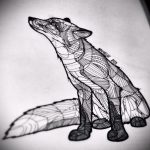 róka tetoválás vázlatok fekete-lásd a képeket 2016-04-25 11