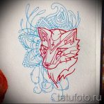 róka tetoválás vázlatok fekete-lásd a képeket 2016.04.25 36