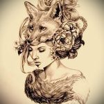 róka tetoválás vázlatok lányoknak-lásd a képeket 2016. 04. 25-én 9