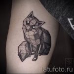 Fox tattoo dotwork - menő tetoválásfotó a 03052016 -ból 1