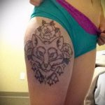 róka tetoválás a lábán - menő tetoválásfotó a 03052016 -ból 6