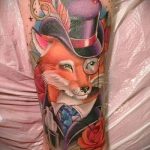 róka tetoválás a lábán - menő tetoválásfotó a 03052016 -ból 8