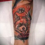 róka tetoválás a lábán - menő tetoválásfotó a 03052016 -ból 9