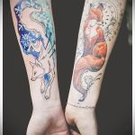 róka tetoválás az alkaron - menő tetoválásfotó a 03052016 -ból 4